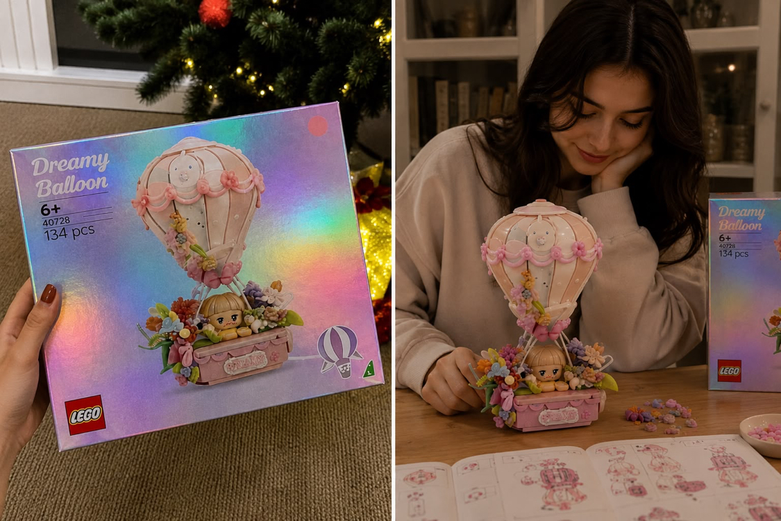 Işıklı Uçan Balon Lego