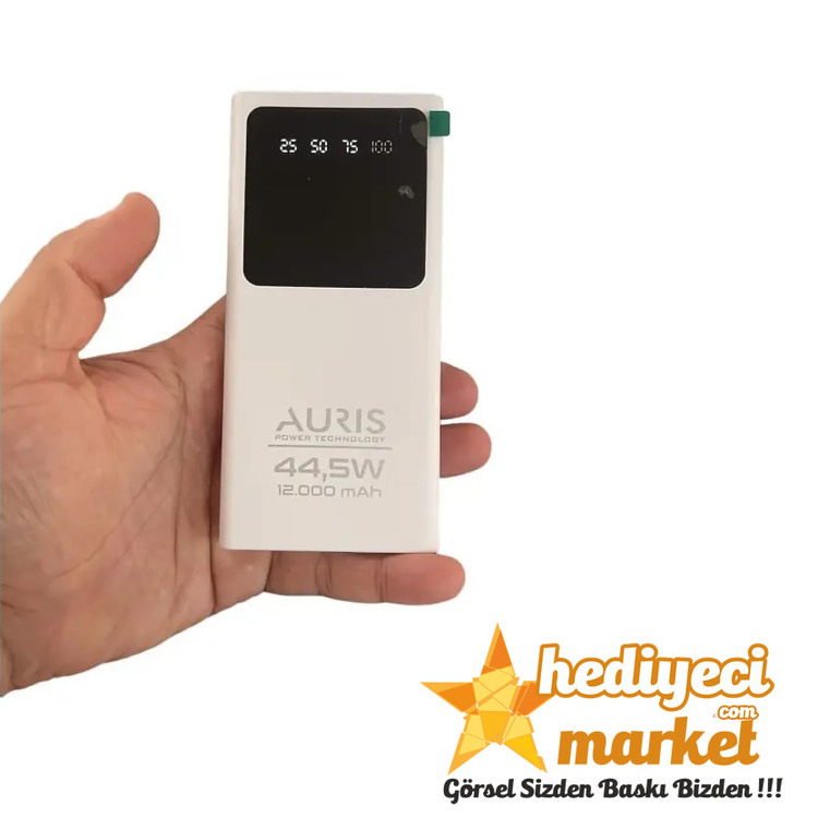 Powerbank (siyah-beyaz) 12000mah 44,5w Powerbank || HM-06-00053-03