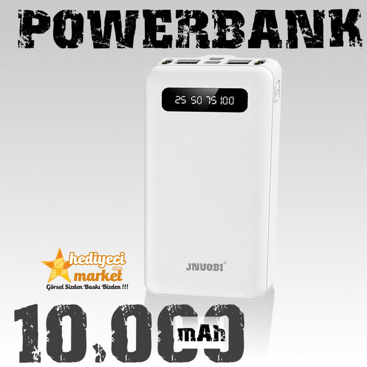 DY-25 10,000 mAh Taşınabilir Şarj Aleti Powebank 2xUsb Ledli || HM-06-00053-02