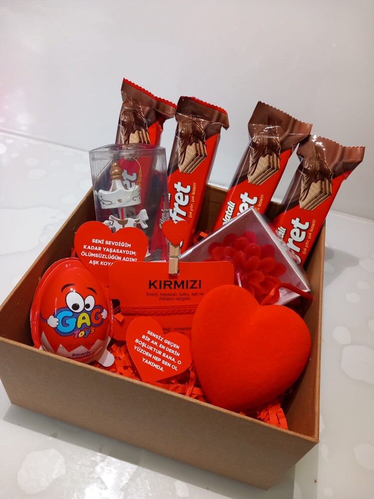 ÇİKOLATA BOX KIRMIZI