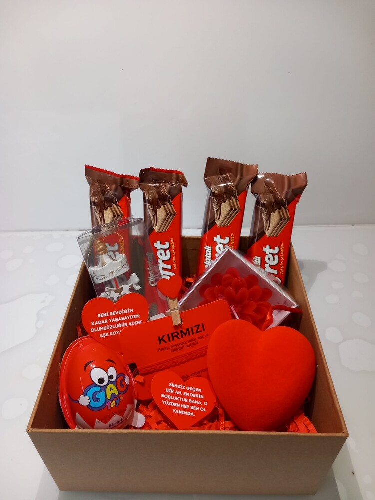 ÇİKOLATA BOX KIRMIZI