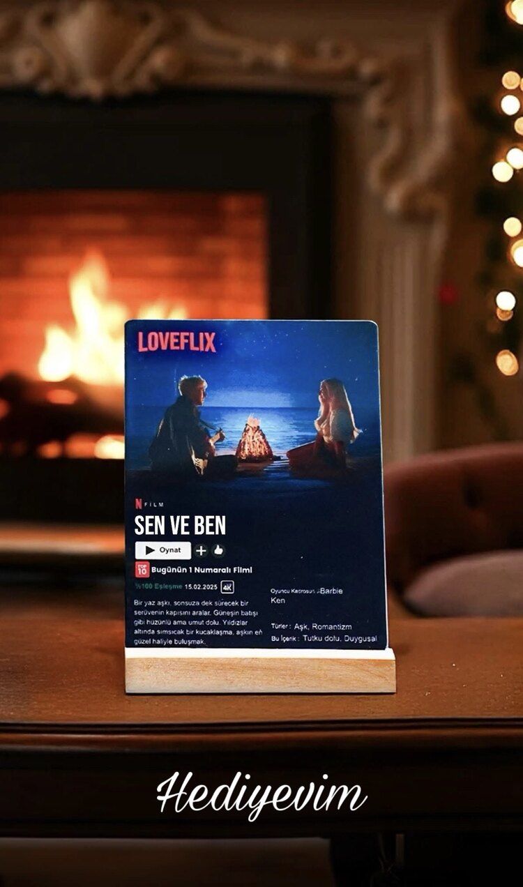 Kişiye özel loveflix 