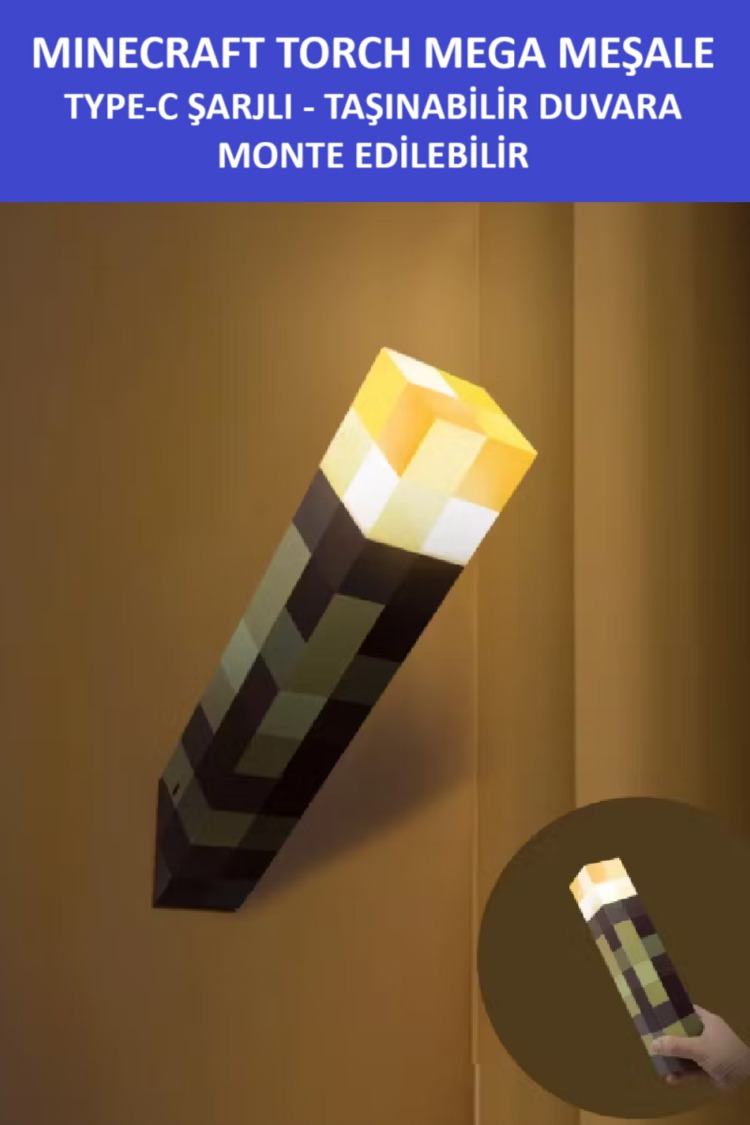 Minecraft Meşale Şarjlı