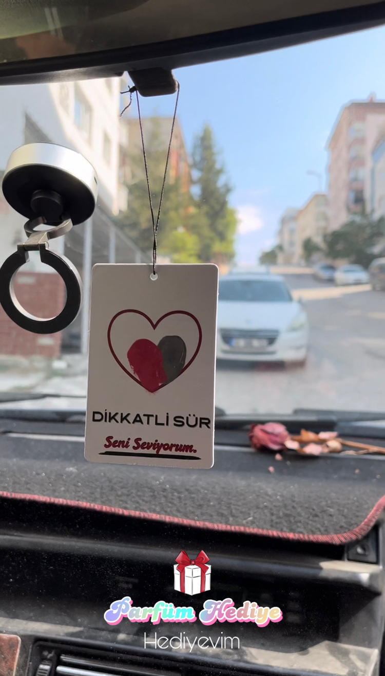 Parmak izi oto kokusu parfüm hediye