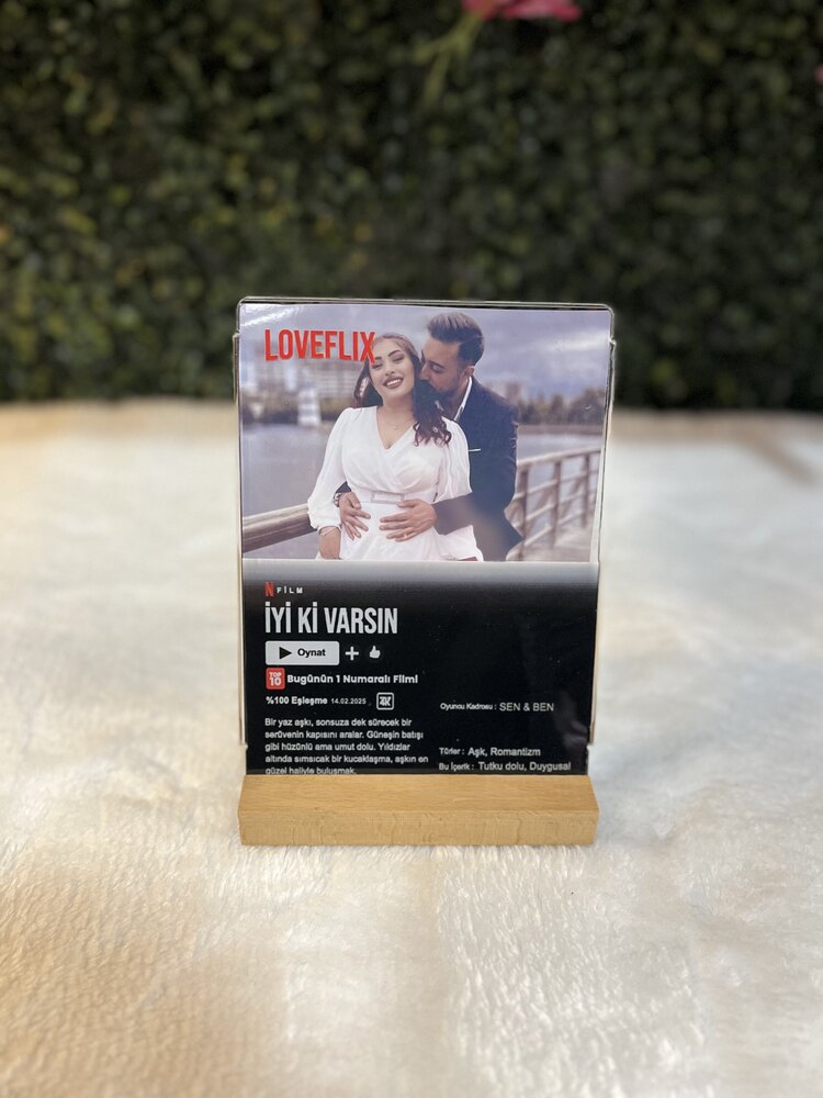 Kişiye özel loveflix 