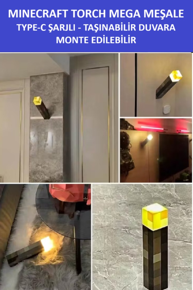 Minecraft Meşale Şarjlı