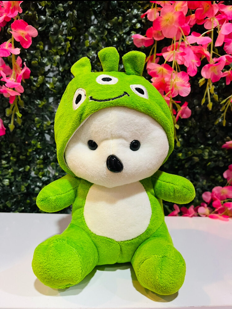 Kapüşonlu Puffy Hug Ayıcık