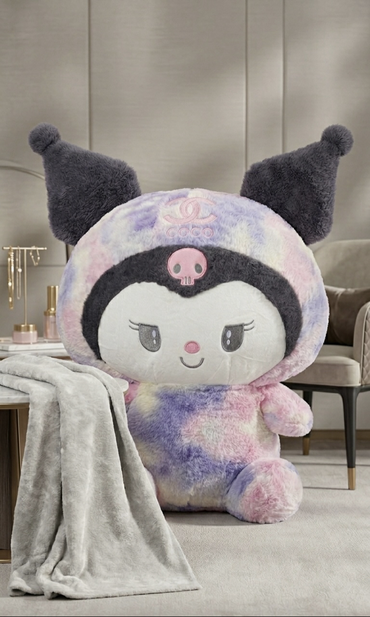 Battaniyeli Kuromi Peluş 50cm