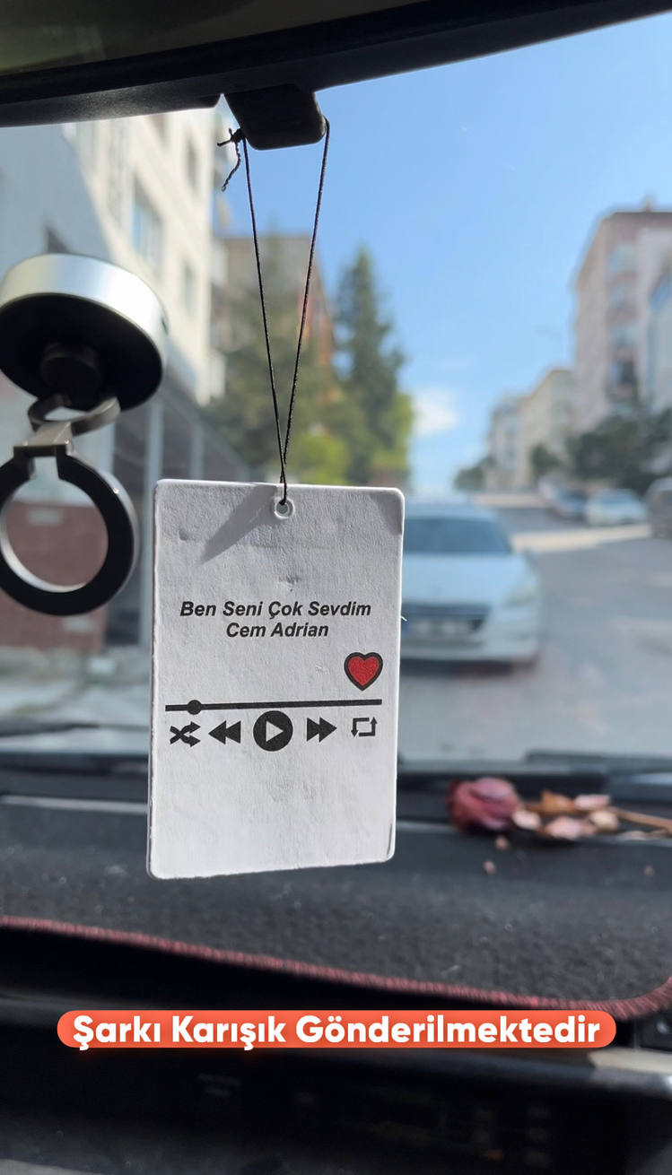Parmak izi oto kokusu parfüm hediye