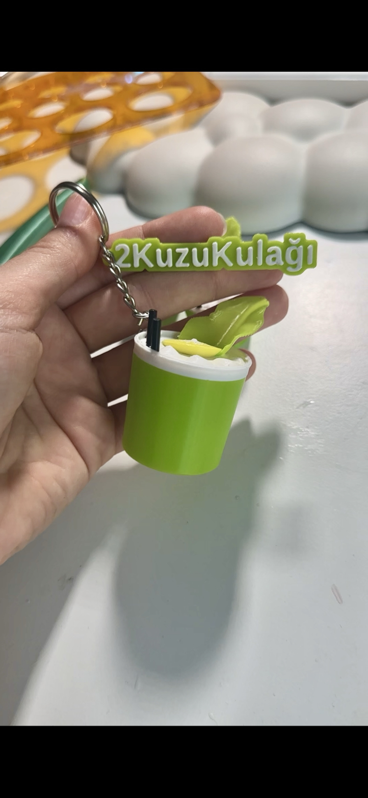 Kuzu Kulağı Anahtarlık