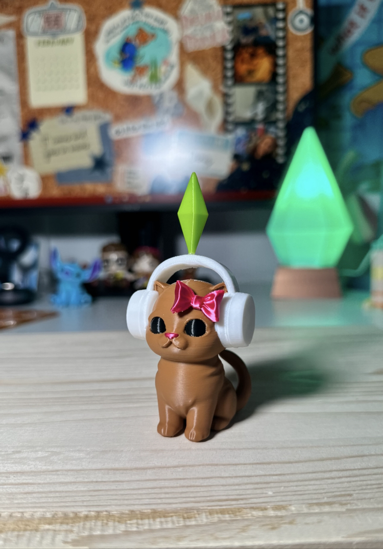Kulaklıklı Kedi