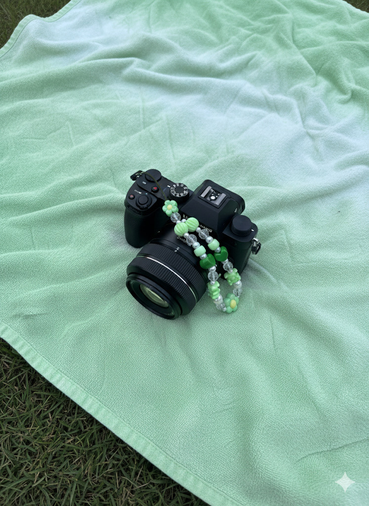 • BEADED CHARM | GREEN
