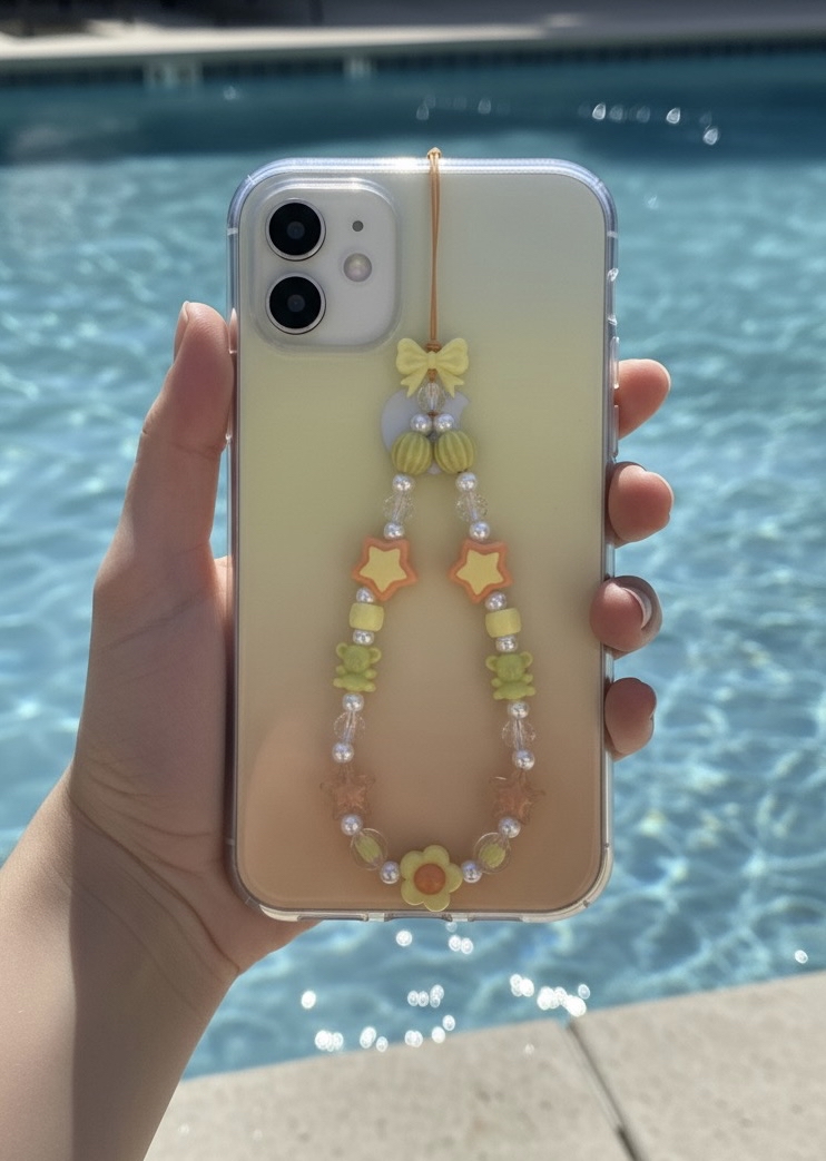 • BEADED CHARM | YELLOW