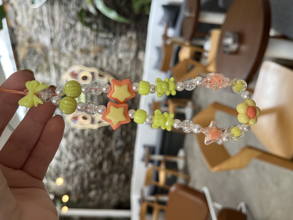 • BEADED CHARM | YELLOW
