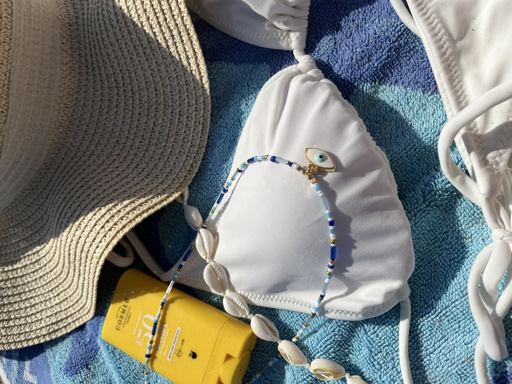 • Summer Collection | Deniz kabuğu ve Nazar Boncuklu Kolye