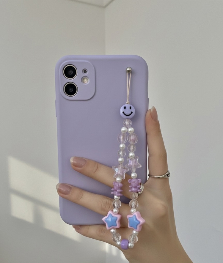 • BEADED CHARM | LILAC