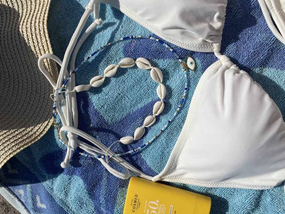 • Summer Collection | Deniz kabuğu ve Nazar Boncuklu Kolye