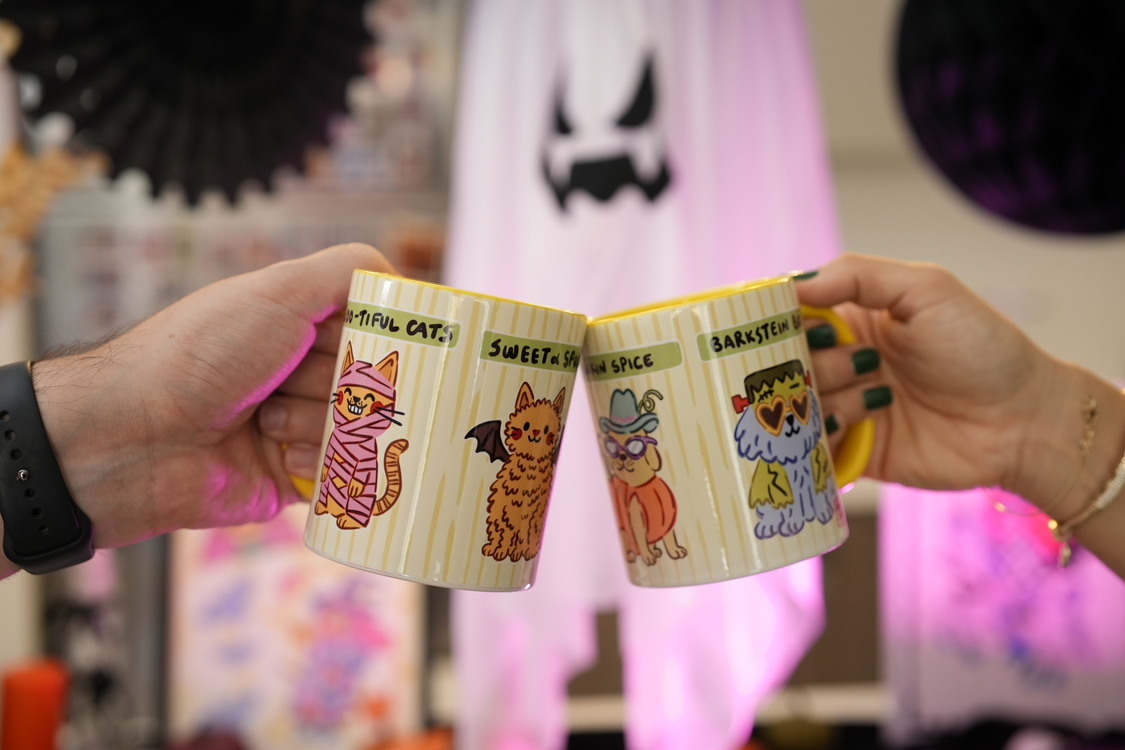 HALLOWEEN CATS KUPA
