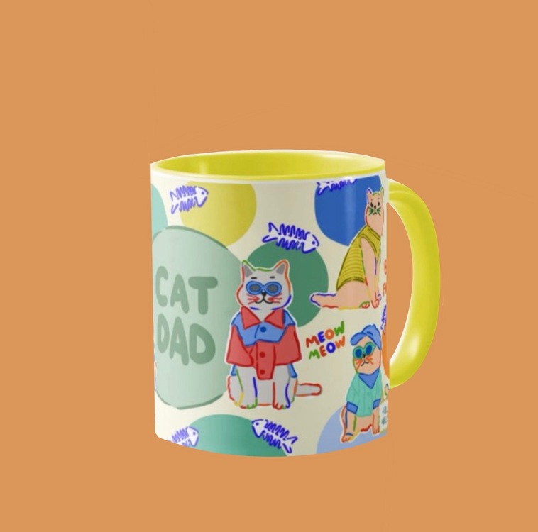 'CAT DAD' KUPA