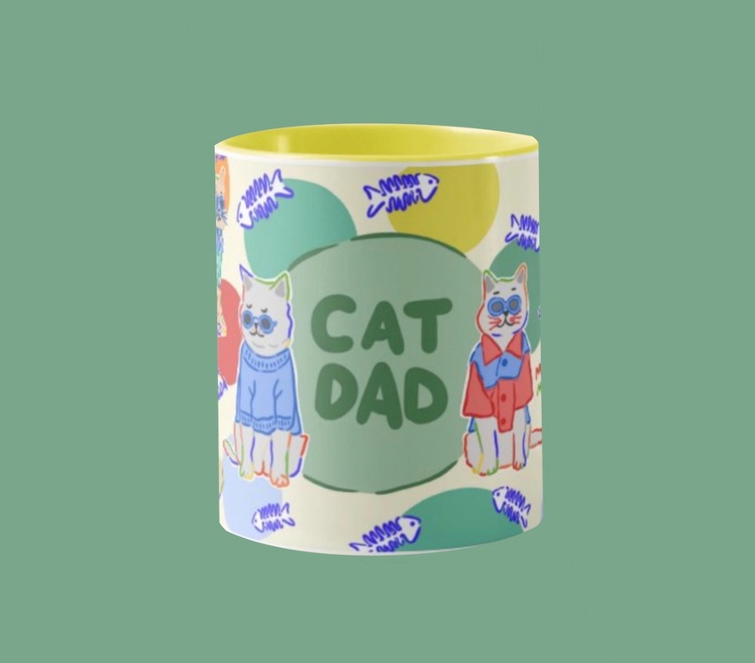 'CAT DAD' KUPA