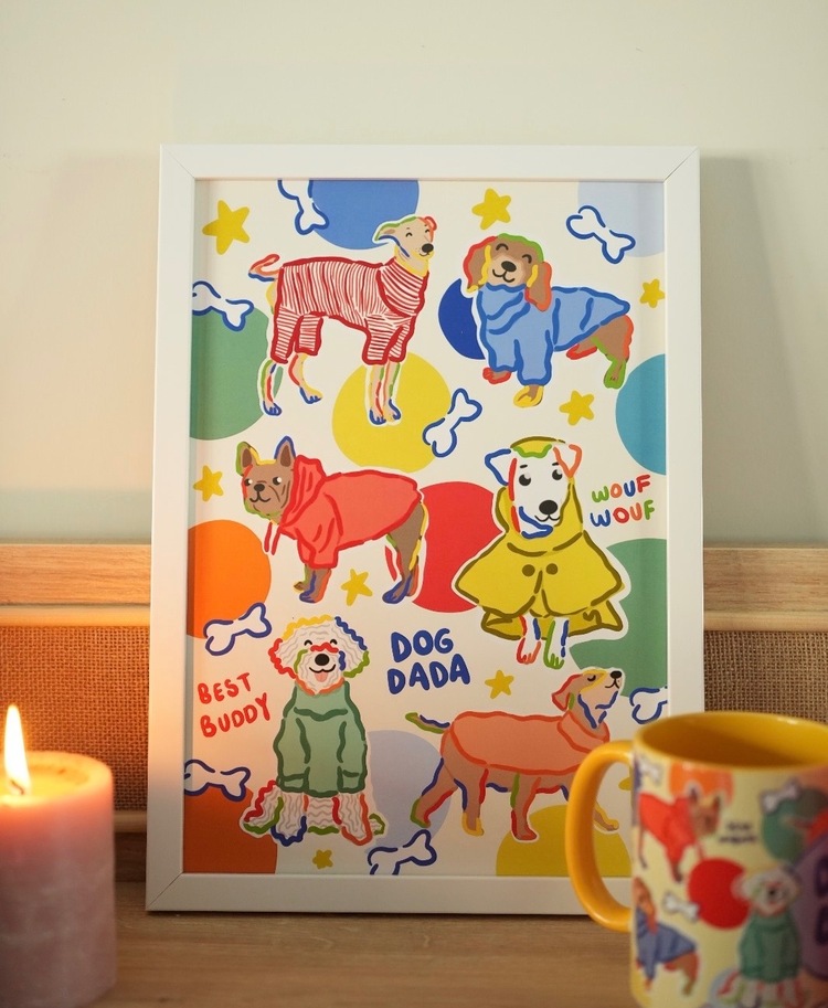 'DOG DAD' BASKI