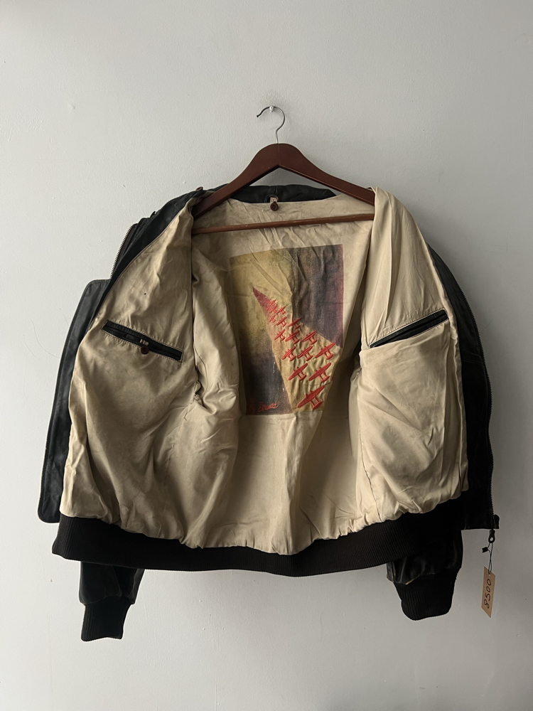 S Vintage Derimod Bomber Ceket