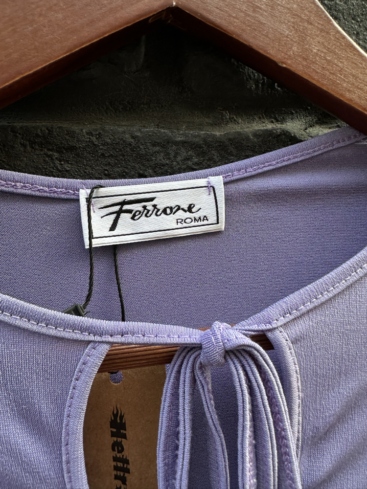 Vintage Made in Italy Transparan Bluz