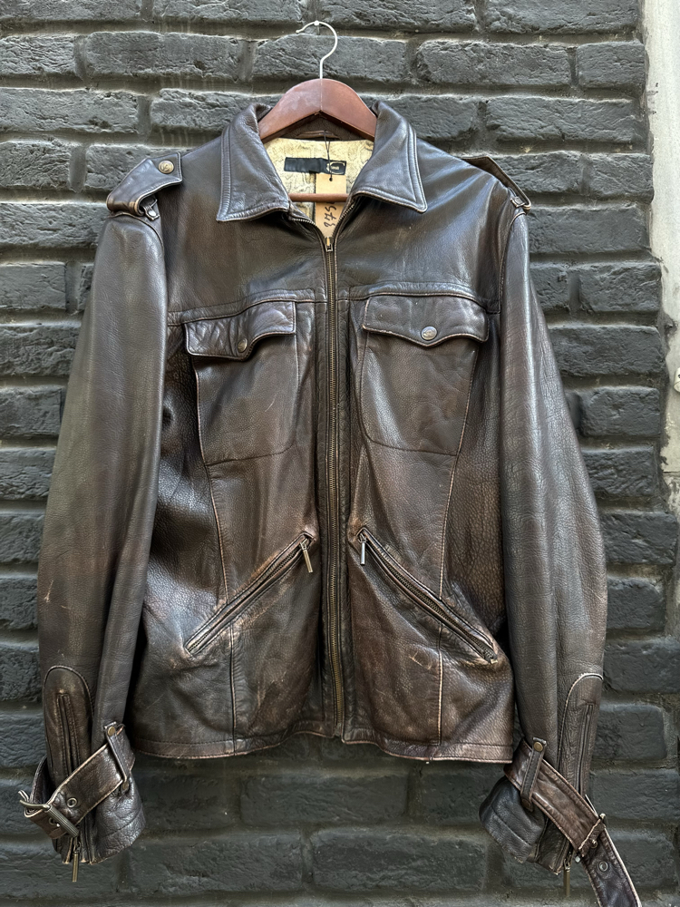 Vintage Just Cavalli Deri Ceket