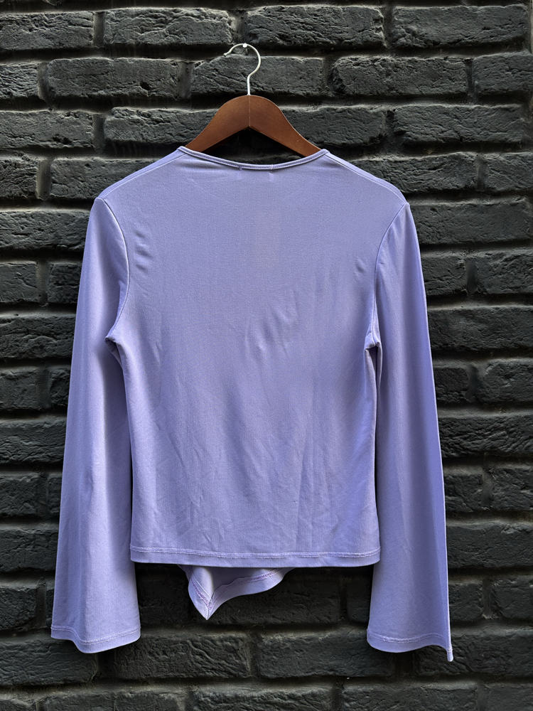Vintage Made in Italy Transparan Bluz