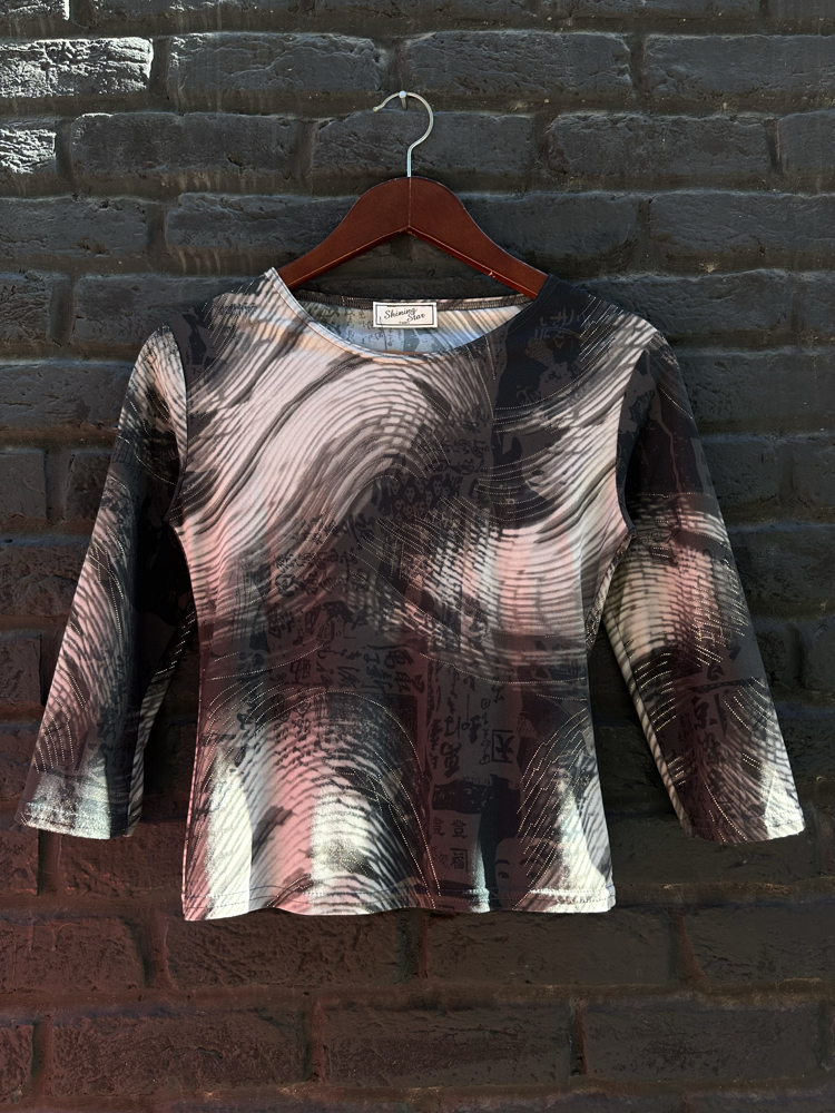 Vintage Paris Crop Bluz