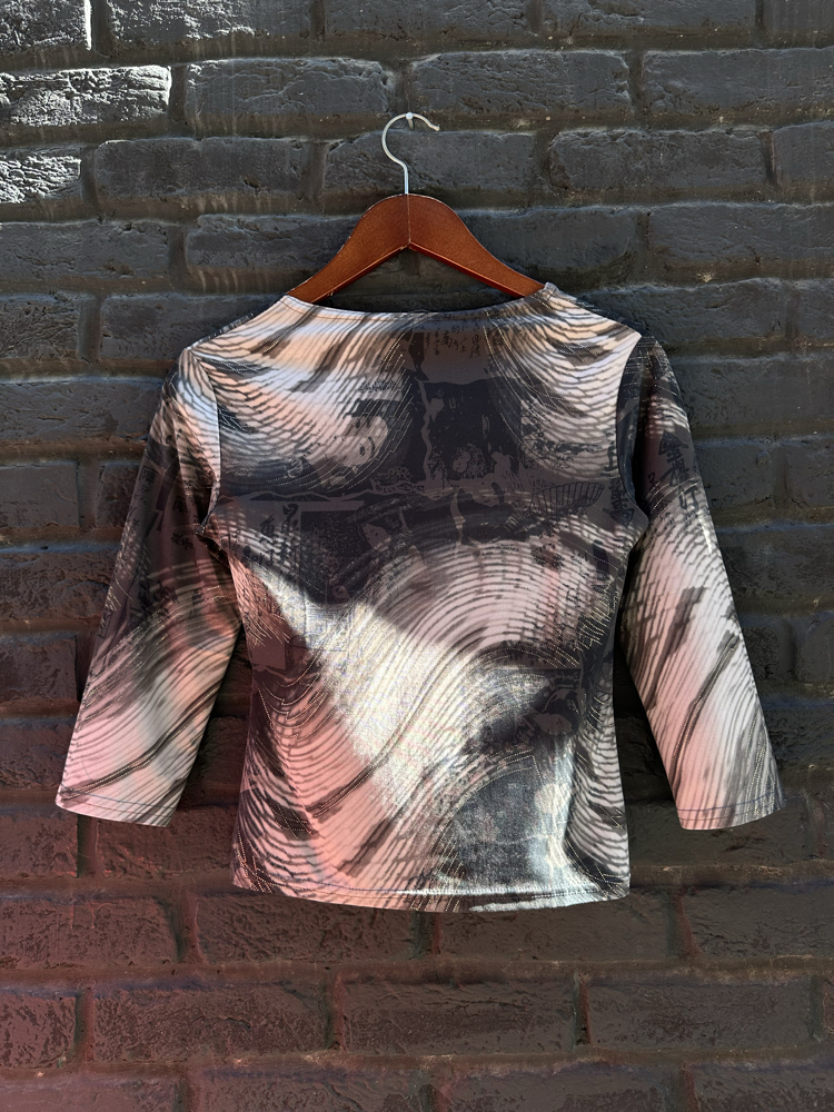 Vintage Paris Crop Bluz