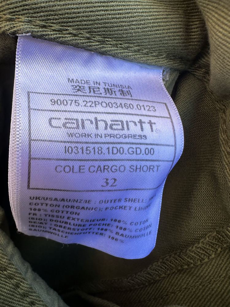 32 Carhartt Kargo Şort