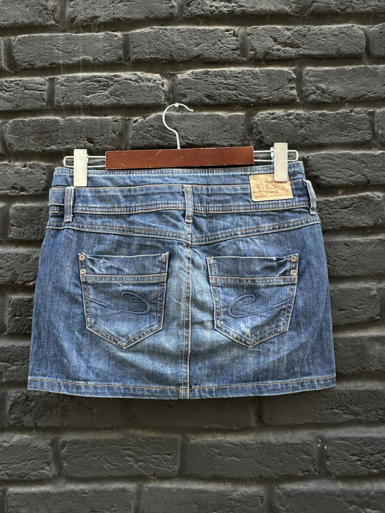 Y2K Espirit Kot Mini Etek