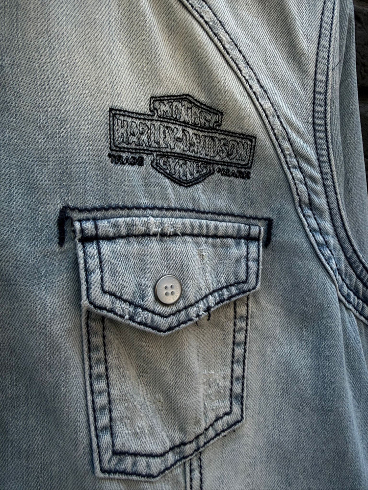 Vintage Harley Davidson Kot Ceket