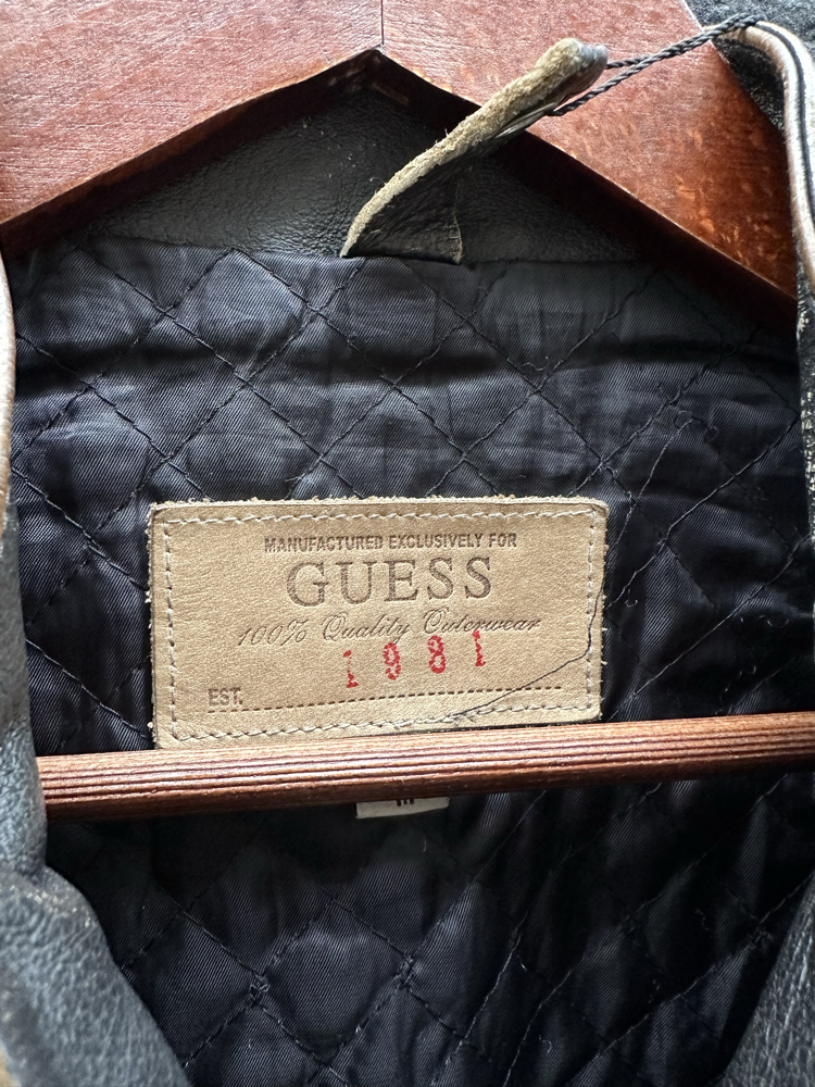 Vintage Guess Deri Ceket