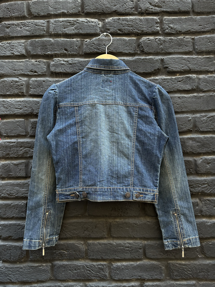 Vintage Crop Kot Ceket