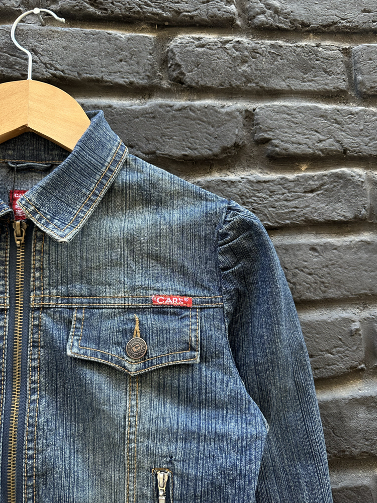 Vintage Crop Kot Ceket