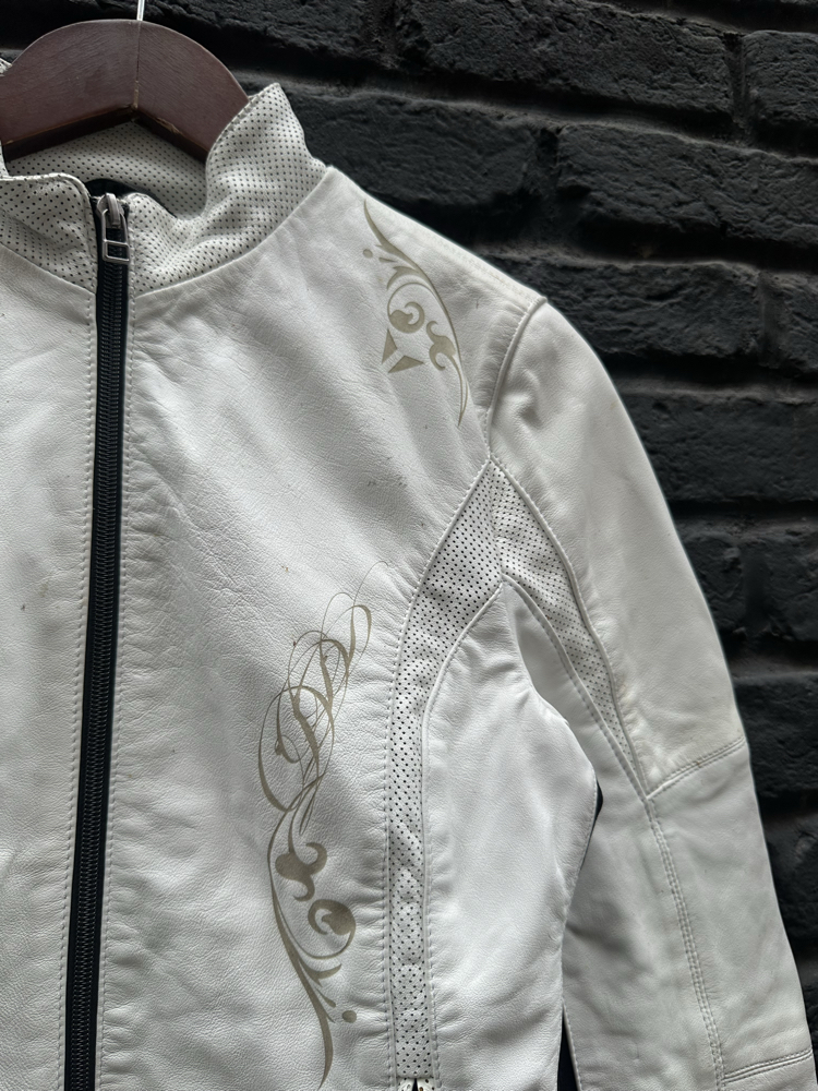 Vintage Biker Deri Ceket