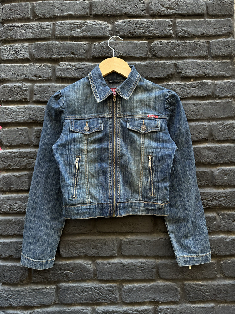 Vintage Crop Kot Ceket