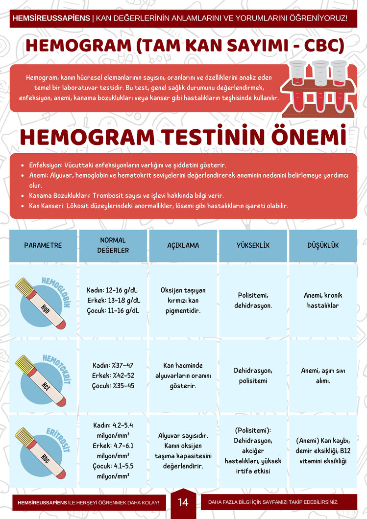 Kan Tahlillerinin Anlamları ve Yorumları