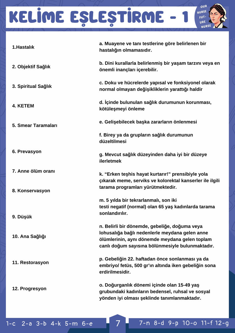 Halk Sağlığı Sınavlara Hazırlık Föyü