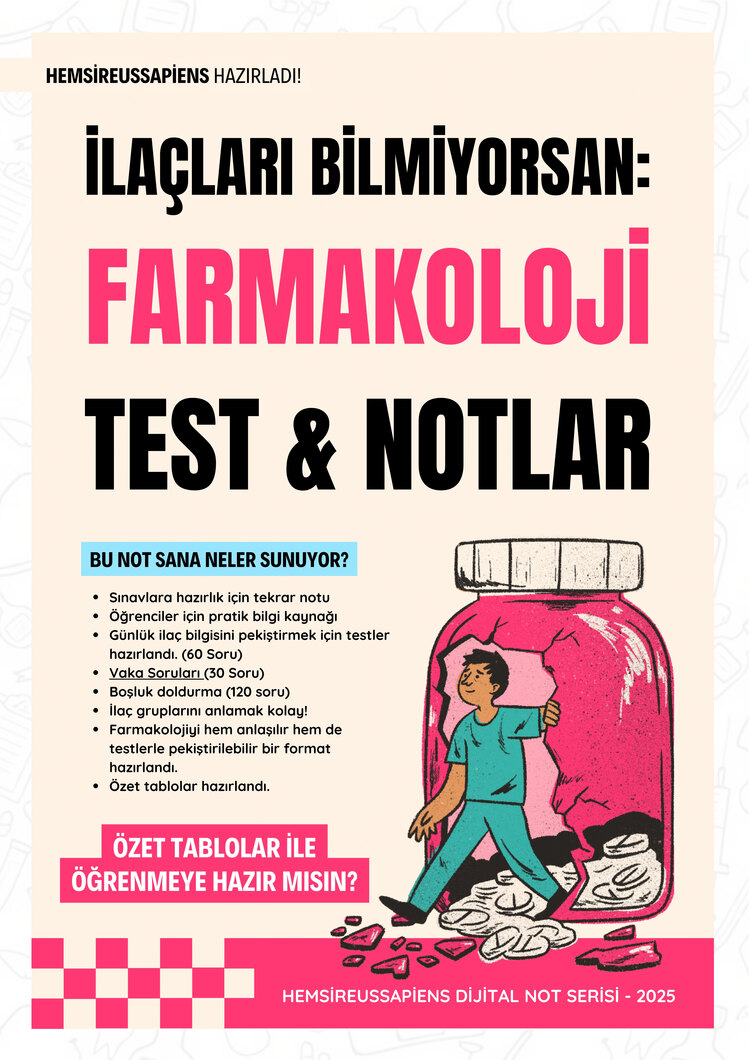 Farmakoloji Notlar ve Test
