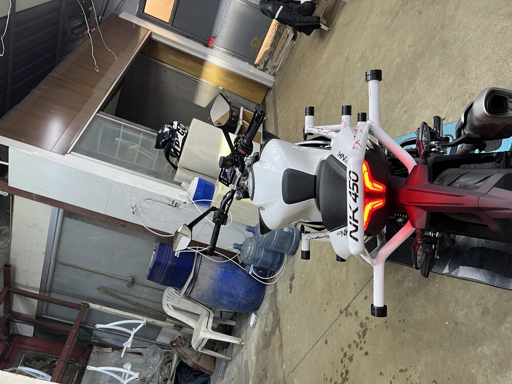 Nk450 arka stunt demiri