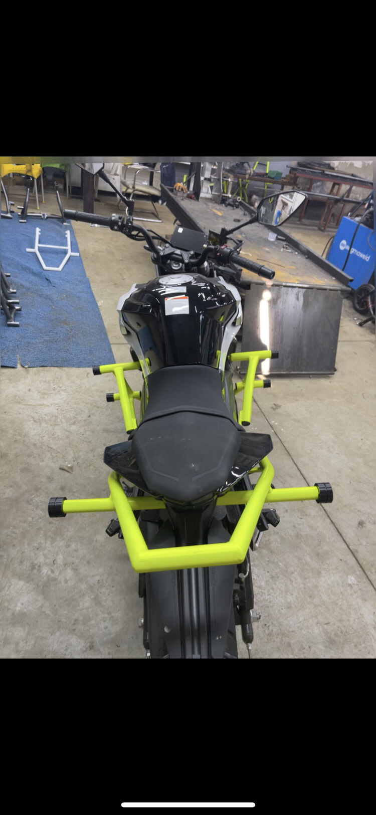 Nk650 arka stunt demiri