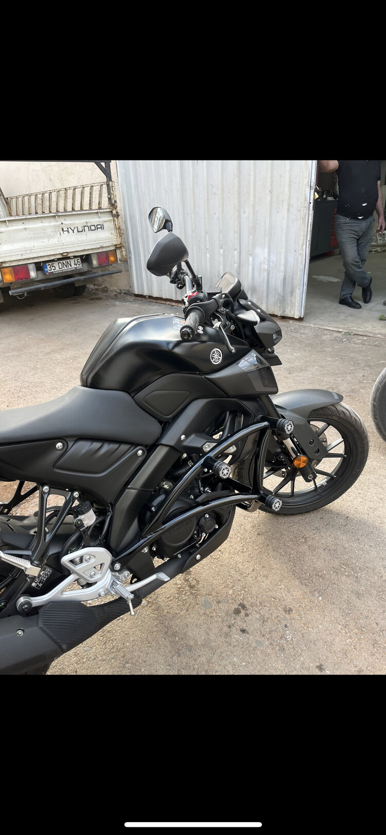 Yamaha mt125 2024+ koruma demiri