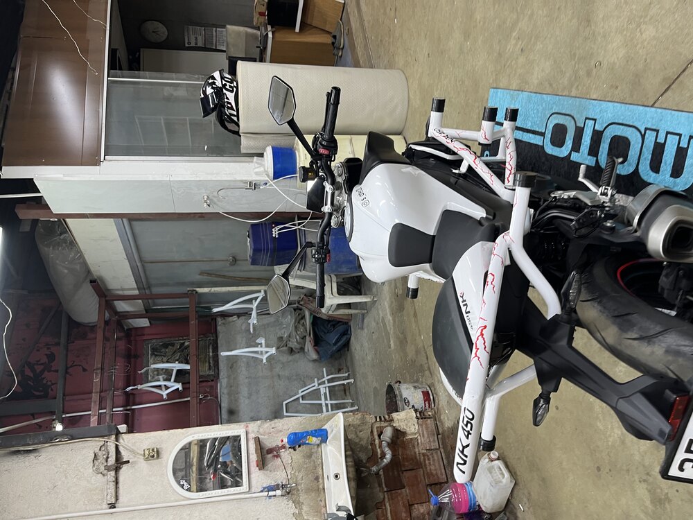 Nk450 arka stunt demiri