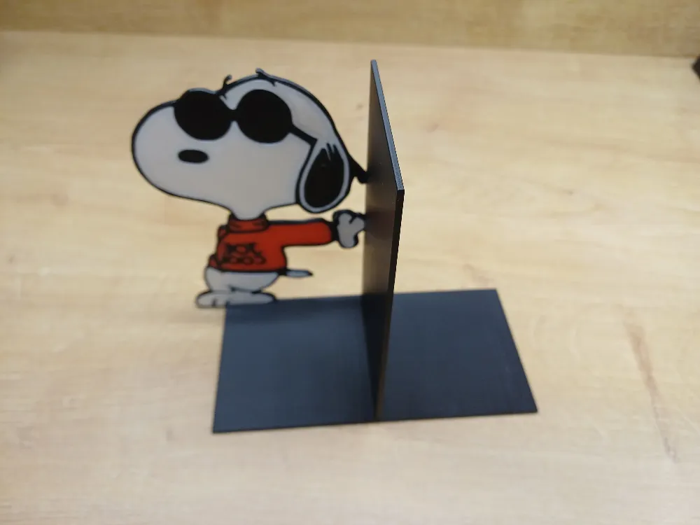 Snoopy Çok Renkli Kitap Tutucu