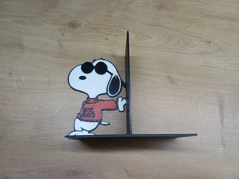 Snoopy Çok Renkli Kitap Tutucu