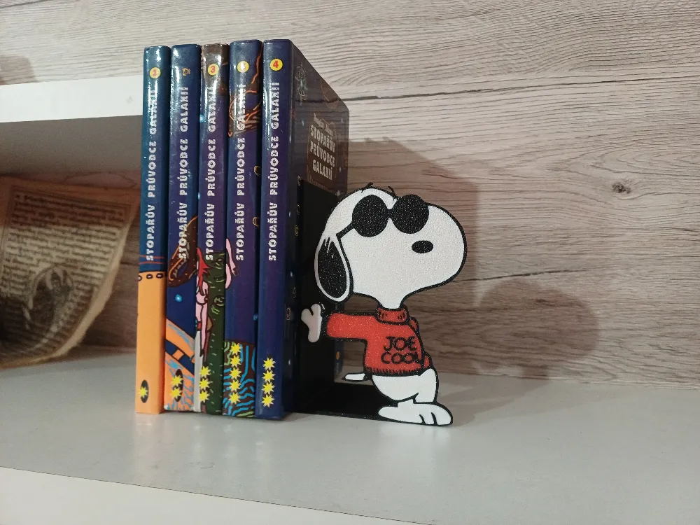 Snoopy Çok Renkli Kitap Tutucu