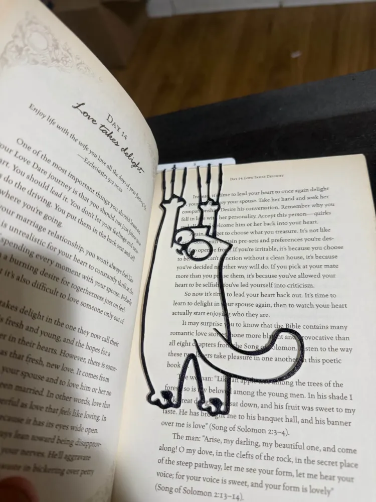 Kedili Kitap Ayracı